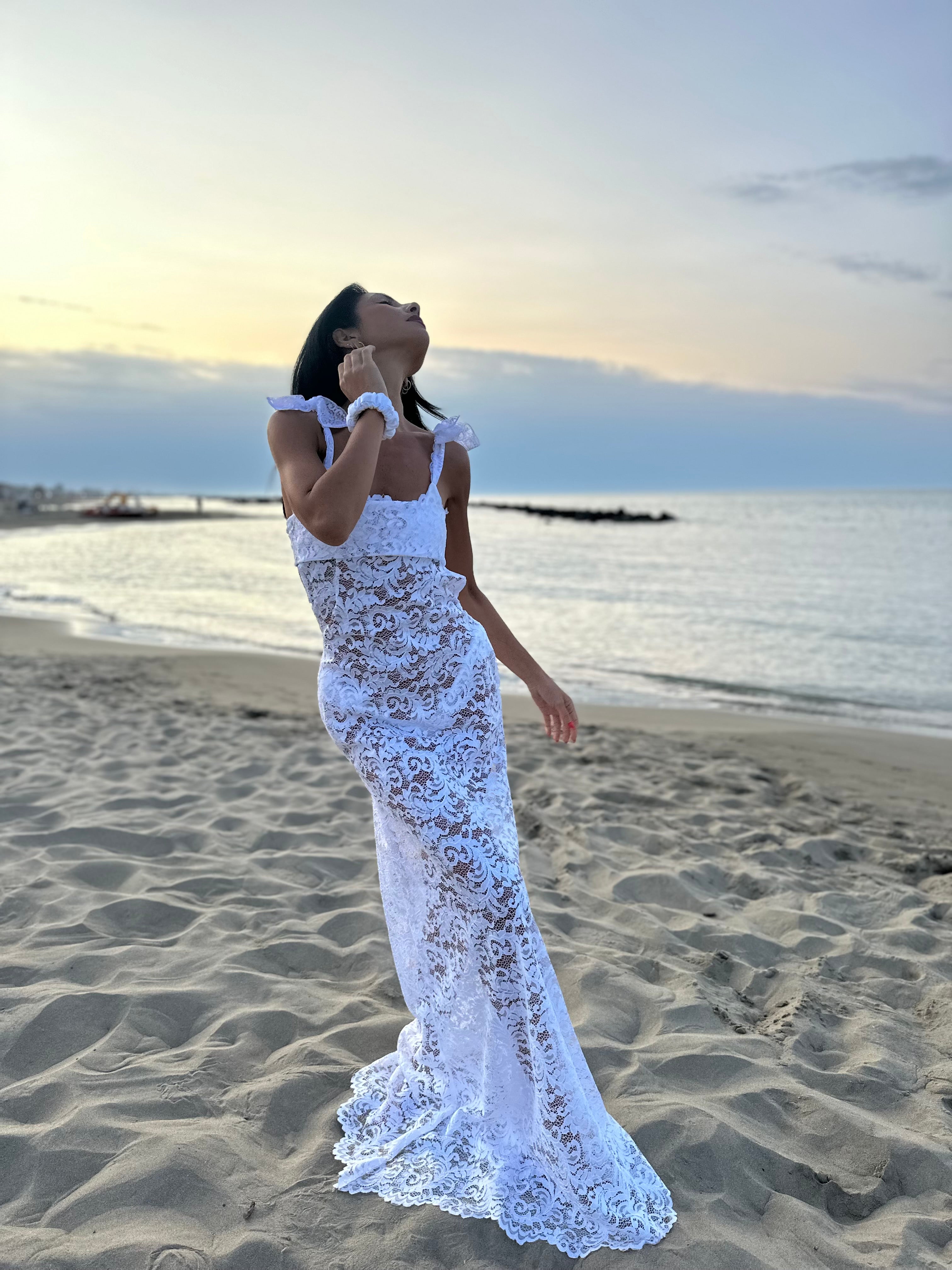 Copricostume Calzedonia Vestito Bianco Copricostume Calzedonia